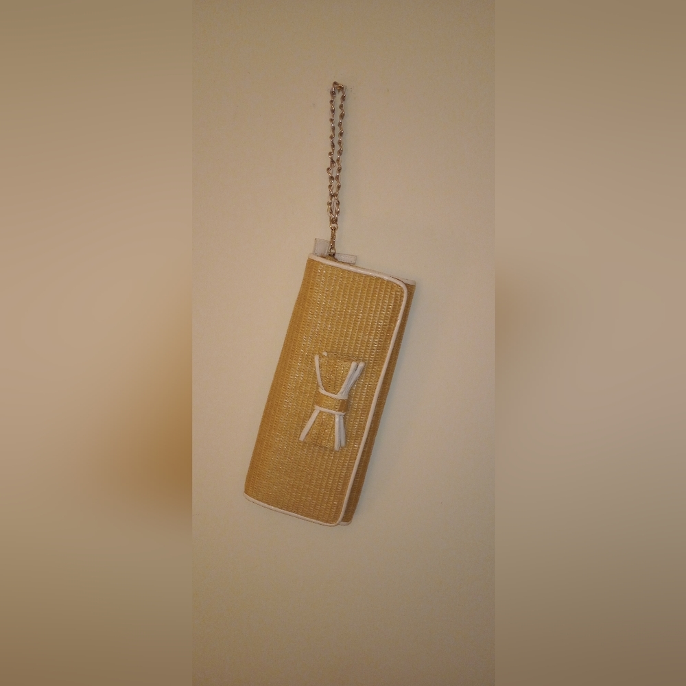 NWT TAN CLUTCH PURSE